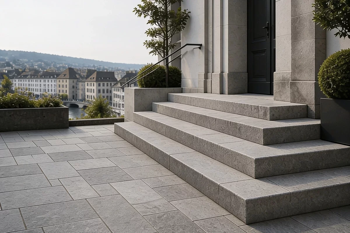 Treppen und Vorplätze